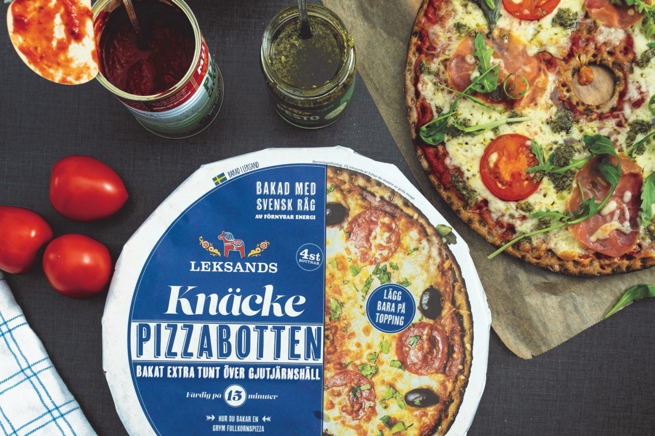 Leksands Knäckebröd Lanserar Pizzabotten - Butikstrender